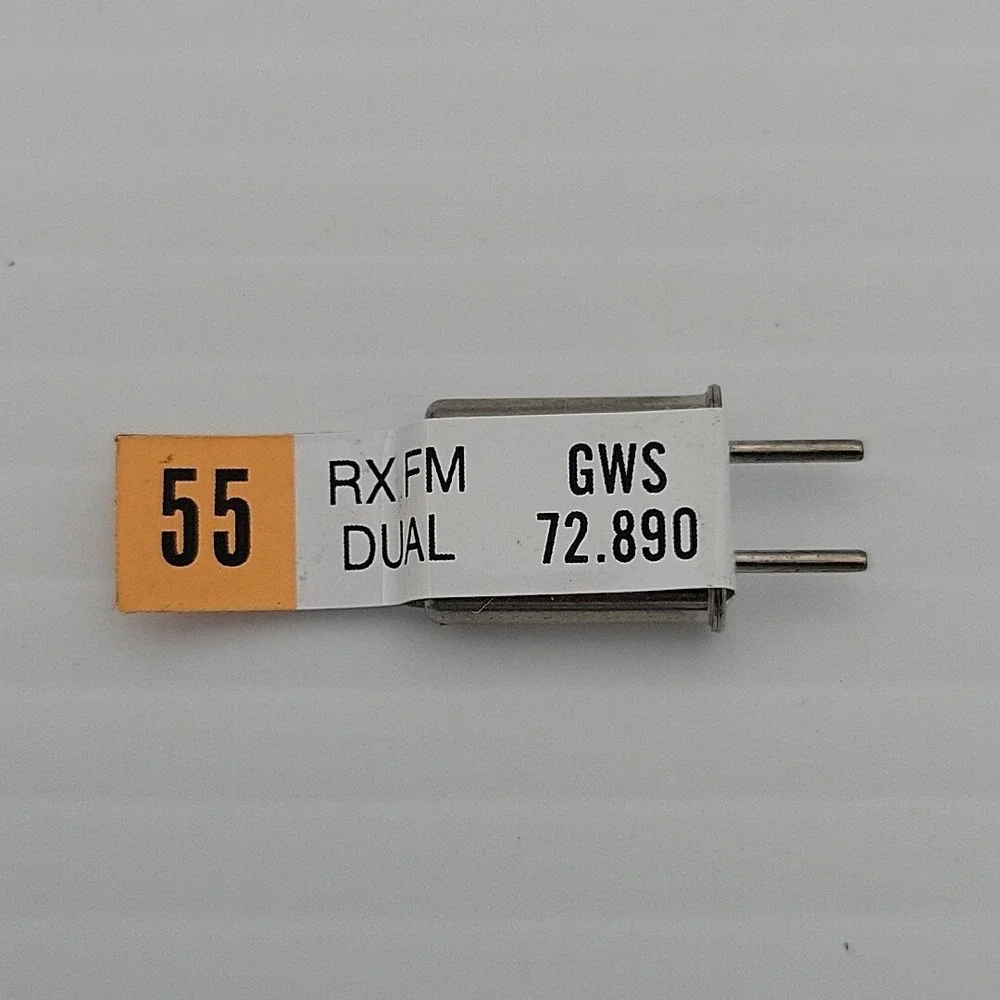 GWS Radio Crystal X'TAL Channel 55 RX FM Dual 72.890 MHz GW/XDR55 RC Part